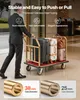 Wózek Hotelowy Vevor Ze Stali Nierdzewnej 340Kg 6 Cali Podgląd zdjęcia produktu 5