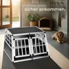 tectake® Hundetransportbox doppel mit gerader Rückwand mit Produktbild-Vorschau 8