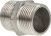 tecuro Doppelnippel Edelstahl V4A (AISI 316), AG/AG 1/2 Produktbild-Vorschau 1