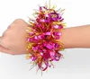1 Paar Lametta-Armbänder, buntes elastisches Band, für Produktbild-Vorschau 9