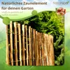 Floranica Staketenzaun aus Haselnuss Kastanie 1 laufender Produktbild-Vorschau 9