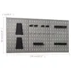 vidaXL Werkzeugwand 3 Stk. 40×58 cm Stahl Produktbild-Vorschau 7