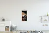 MuchoWow® Textilposter Eule - Schwarz - Gelb 40x80 cm mit Produktbild-Vorschau 2