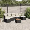 The Living Store 8-tlg. Garten-Sofagarnitur mit Kissen Produktbild-Vorschau 2