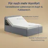 Home Collective Polsterbett 140x200 cm Doppelbett Bett mit Produktbild-Vorschau 7