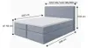 Doppelbett TOCCA Bett mit Chenille-Bezug Boxspringbett mit Produktbild-Vorschau 3