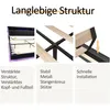 Łóżko tapicerowane Merax 160x200 cm z podświetleniem LED i Podgląd zdjęcia produktu 9