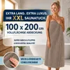 Komfortec Saunatuch 100x200 cm XXL, 100% Baumwolle, 500 Produktbild-Vorschau 3
