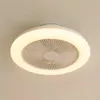 Ventilatore da soffitto a LED Lindby Vedin, bianco, DC, Ø Anteprima dell’immagine prodotto 2