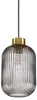 Vintage-Decò Pendelleuchte Mint-1 Metall geräuchert 1 Licht Produktbild-Vorschau 3