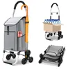 Carro de compra de aluminio VOUNOT® con ayuda para subir Vista previa de la imagen del producto 1