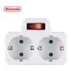 Biplite Steckdosenleiste Steckeradapter mit Schalter 2 Produktbild-Vorschau 1