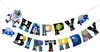 Oblique Unique Happy Birthday Girlande Weltraum Space Produktbild-Vorschau 1