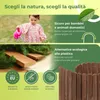 be4nature Bordura da giardino in legno flessibile 20 x 200 Anteprima dell’immagine prodotto 3
