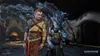 Two characters from the video game God of War Ragnarök are standing in a dimly lit, fantasy-like environment. Náhľad obrázku produktu