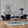 Set aus 2 Tabletts "Feel" - Holz und Glas - goldfarben - Anteprima dell’immagine prodotto 5