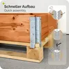 Garronda 3 Stück Holzaufsatzrahmen für Palette Produktbild-Vorschau 3