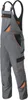 A pair of gray work overalls with orange and black accents, presented against a white background. Anteprima dell’immagine prodotto