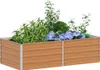 vidaXL Hochbeet Hellbraun 160 x 80 x 45 cm Verzinkter Stahl Produktbild-Vorschau 3
