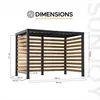 Sunjoy pergola / altán 2x3 MARAO - 191 cm x 313 cm Náhled obrázku produktu 4