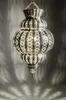 Orientálne závesné svetlo strieborné 45 cm | vintage lampa Náhľad obrázku produktu 6