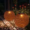 LED Solarleuchte, Dekorgeflecht-Kugel, Höhe 54 cm Produktbild-Vorschau 8