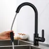Delvant SLIM kuchynská batéria čierna matná, vodovodná Náhľad obrázku produktu 3