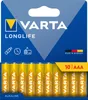 Varta Batterie LONGLIFE  AAA NEU    10St. Produktbild-Vorschau 1