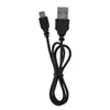 A black USB cable with a micro USB connector on one end and a standard USB connector on the other. Náhľad obrázku produktu