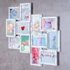 Bilderrahmen 58x55cm Collage 12 Fotos 10x15 Shabby Chic MDF Produktbild-Vorschau 3