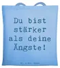 Mr. & Mrs. Panda Schultasche Spruch Angst überwinden - Sky Produktbild-Vorschau 1