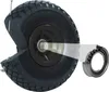 2x Sackkarrenrad Vollgummi 260x85 mm 3.00-4 60mm Nabenlänge Produktbild-Vorschau 4