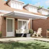 vidaXL Telo di ricambio per tenda da sole, grigio chiaro, 4 Anteprima dell’immagine prodotto 3
