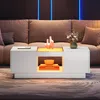 Sweiko Table basse blanche 100x50x35,5 cm - avec revêtement Voir les images du produit 11