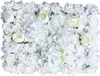 6X Blumenwand Kunstblumen Rosenwand Weiß Künstliche Blumen Produktbild-Vorschau 1