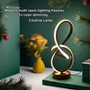 LED Tischlampe Spiral Design, für Schlafzimmer, Büro, Produktbild-Vorschau 3