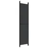 A tall, narrow, dark gray room divider is shown against a white background. Produktbild-Vorschau