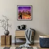 Gerahmtes Poster - Schwarzer Rahmen - New york nacht Produktbild-Vorschau 7