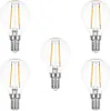 5 x LED Filament Tropfen 1W fast 15W E14 klar Glühfaden Produktbild-Vorschau 1