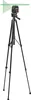 A laser level mounted on a tripod, with green laser lines projected. Produktbild-Vorschau