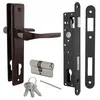 Nati Zauntor-Set – Brauner Griff 90, Schloss 90/22, Produktbild-Vorschau 2