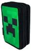 Manenti Face Minecraft Dreifach-federmäppchen    One Size Produktbild-Vorschau 1