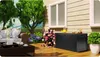 Cassetta da giardino 109 x 51 x 55 cm 270 litri nero Anteprima dell’immagine prodotto 15