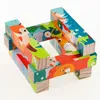 Puzzle di legno Animali 4In1 Zoo Safari Educativo Anteprima dell’immagine prodotto 9
