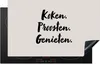 KitchenYeah© Herdabdeckplatte Kochen, Jubeln, Genießen. - Produktbild-Vorschau 1