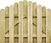 vidaXL Portail de jardin Pin imprégné 100 x 75 cm Design Voir les images du produit 2