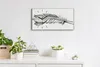 Leinwand Uhr Küche Wohnzimmer Bild Geräuschlos 60x30 Produktbild-Vorschau 3