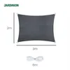 Jardinion Sonnensegel 2x3m Grau rechteckig – Sonnenschutz Produktbild-Vorschau 2