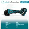 YOFIDRA Akku-Winkelschleifer 125 mm, bürstenlos, 1500W, Produktbild-Vorschau 2