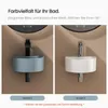 Two different models of compact wall-mounted sinks are displayed side-by-side, one in light blue and the other in white, with faucets. Anteprima dell’immagine prodotto